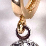 Circle Dangling Huggie