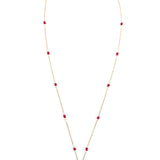 Ruby Cross Necklace