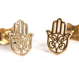 Hamsa Stud Earrings